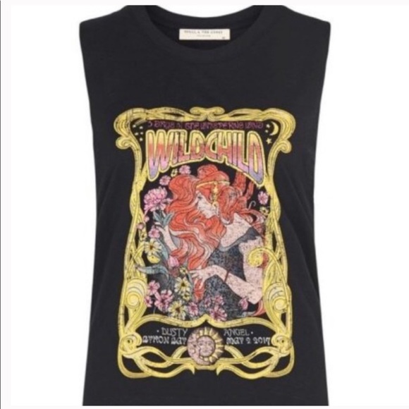 💥HOST PICK!!!💥 Spell Wild Child black tank top muscle tank - Picture 4 of 8